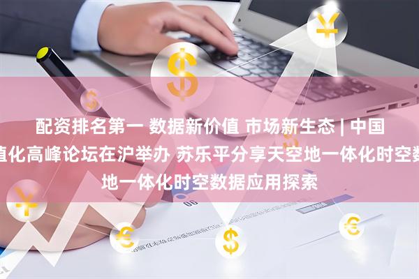 配资排名第一 数据新价值 市场新生态 | 中国企业数据价值化高峰论坛在沪举办 苏乐平分享天空地一体化时空数据应用探索